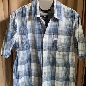 Calvin Klein short sleeve button down shirt